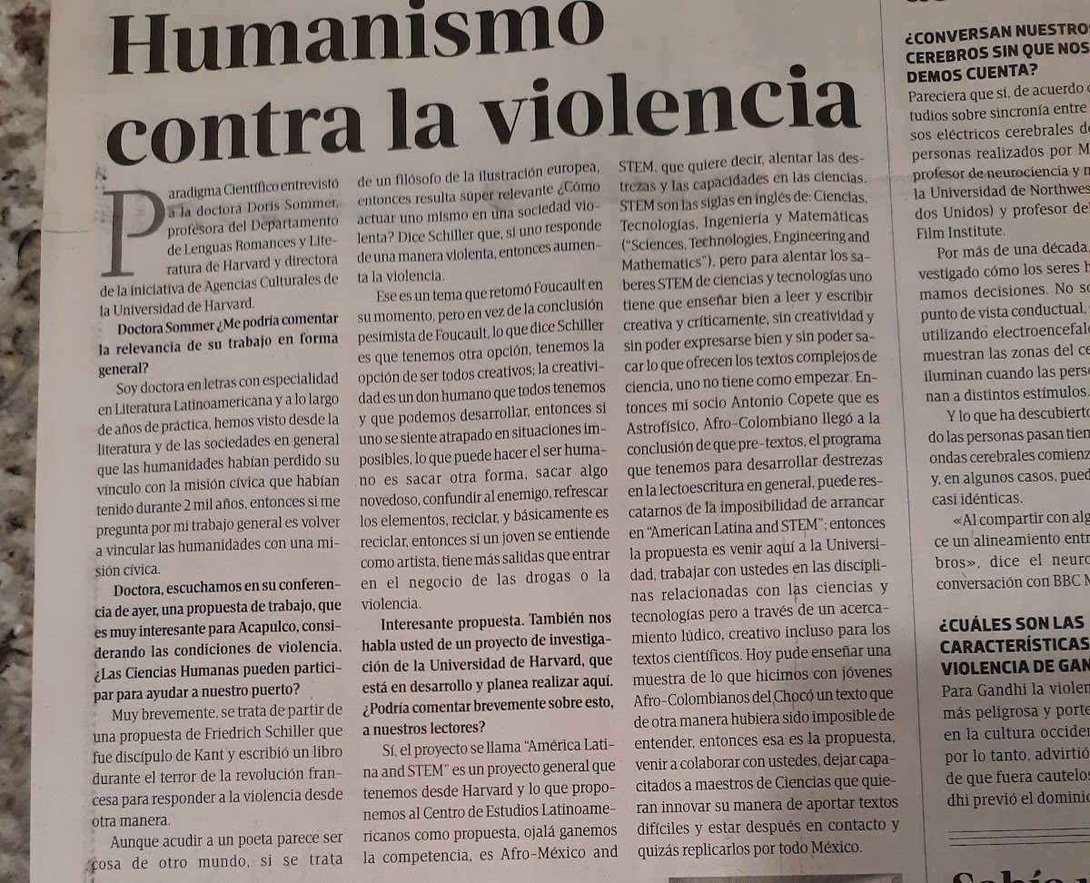 <p>Humanismo Contra la Violencia</p>
